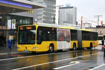 EVAG 4681 (E VG 4681) mit der Linie 145 zum Flughafen Essen/Mlheim.
Aufgenommen am HBF Essen,1.3.2010.