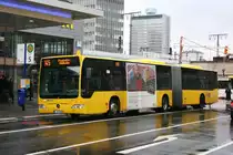 EVAG 4681 (E VG 4681) mit der Linie 145 zum Flughafen Essen/M�lheim.
Aufgenommen am HBF Essen,1.3.2010.