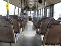 Innenraum von GL-X 457 bei der Pause am 13.3.2010