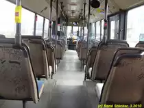 Innenraum von GL-X 457 bei der Pause am 13.3.2010