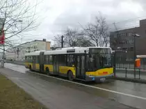Solaris Urbino als SEV f�r die Stra�enbahnlinie M4 zwischen Wei�ensee Sulzfelder Stra�e und Prenzlauer Berg Greifswalder Stra�e/Danziger Stra�e.