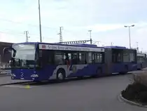 VZO-Mercedes Citaro NR.24 am Bahnhof Wetzikon am 13.3.10 