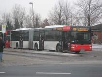 Auf der Linie 78 f�hrt der Wagen 4595 gleich nach Aumund Hammersbeck. Es ist ein Lion&acute;s City GL EEV. Das besondere an diesen Bussen ist, dass der EEV-Standard ohne den Harnstoff  Adblue  erreicht wird, was sich positiv auf die Unterhaltskosten auswirkt. 