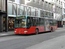 VB Biel - Mercedes Citaro Nr.122  BE 560122 unterwegs auf der Linie 75 in der Stadt Biel am 17.03.2010