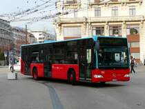 VB Biel - Mercedes Citaro Nr.182  BE 654182 unterwegs auf der Linie 6 in der Stadt Biel am 17.03.2010