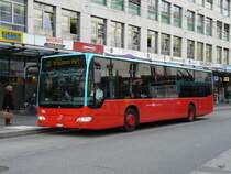 VB Biel - Mercedes Citaro Nr.186 BE 654186 unterwegs auf der Linie 8 in der Stadt Biel am 17.03.2010