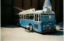 Aus dem Archiv: VBL Luzern Nr. 242 FBW/Schindler Trolleybus am 19. April 1997 Luzern, Verkehrshaus