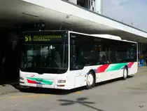 asm - MAN Lion`s City Bus Nr.35 BE 26712 unterwegs auf der Linie 51 bei der Haltestelle vor dem Bahnhof Langenthal am 25.03.2010