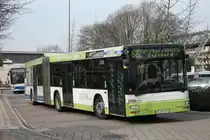 WSW 0064 (W SW 474) mit Werbung f�r die Gagfah Group.
Aufgenommen am Bahnhof Oberbarmen, 17.3.2010.