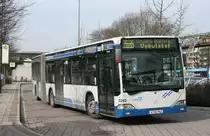 WSW 0262 (W SW 962) mit dem Schwebebahn Express am Bahnhof Oberbarmen.
17.3.2010