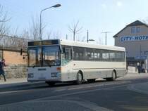 Mercedes-Benz O 407 auf Betriebsfahrt am ZOB/Hauptbahnhof.