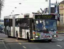 BVB - Mercedes O 405 Nr.736  BS  3236 unterwegs auf der Linie 36 am 19.03.2010