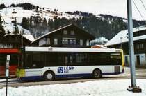 AFA Adelboden (LenkBus) Nr. 56/BE 611'030 MAN/Gppel am 24. Januar 2010 Lenk, Bahnhof