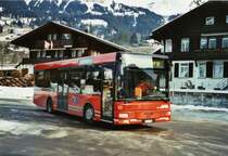 AFA Adelboden (LenkBus) Nr. 55/BE 611'055 MAN am 24. Januar 2010 Lenk, Bahnhof