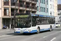 WSW 0614 (W SW 3614) am Bahnhof Barmen mit der Linie 634 nach Velbert.
17.3.2010 