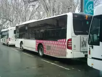 EvoBus MB O 530 K (Citaro) im s�dfranz�sischen Arles. Der Fuhrpark besteht aus Citaro Solo, Citaro Midi, Cito, VanHool A 300, VanHool A 600 und VanHool A 508. Die Beklebung im Heckbereich ist ein typisches provenzalisches Schema (f�r Tischdecke und Klamotten). 