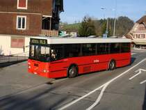 Busland AG, Burgdorf Nr. 27/BE 394'386 Volvo am 26. April 2008 als Bahnersatzbus in Hasle-Regsau.