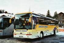 Aus Frankreich: Sundgau, Pfetterhouse 3422 ZM 68 Van Hool am 24. Januar 2010 Saanenmser, Bahnhof