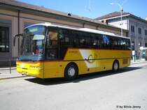 Neoplan N314K von Postauto beim Bhf. Chiasso am 3.8.07