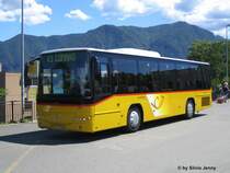Volvo 8700LE Nr. 520 von Postauto beim Bhf. Lugano am 3.8.07