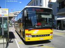Setra S313UL von Postauto beim Bhf. Chiasso am 3.8.07