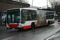 2330 ein Citaro Bj. 2003 am 19. Februar 2010 auf Leerfahrt in U/S Barmbek. 