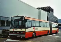 TRAVYS Yverdon Setra (ex TPYG Yverdon) am 15. Februar 2010 Biel, Rattinbus (dieser Setra Gelenkbus wartet nach wie vor auf einen Abnehmer!)