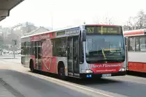 Der 2006 gelieferte Citaro (Facelift) der HHA Harburg am 18.M�rz 2010 auf der Busanlage Bf. Harburg auf der Linie 153 nach Auf der Hohen Schaar. 
