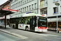 BGU Grenchen Nr. 16/SO 20'824 Mercedes Citaro am 15. Februar 2010 Grenchen, Postplatz (mit Werbung f�r  SWG )
