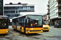 CarPostal Jura-Jura bernois-Neuchtel JU 45'939 Setra (ex P 25'661) am 15. Februar 2010 Delmont, Bahnhof