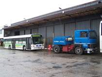 Nachdem ich Wagen 91 fotografiert habe, hatte er eine Panne....