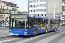 WSW 0162 (W SW 395) mit Werbung fr den Nacht Express.
Aufgenommen am HBF Wuppertal, 17.3.2010.
