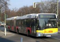 Solaris Urbino auf der Linie 150 nach S-Bahnhof Buch am U-Bahnhof Osloer Strae.