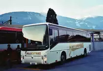 Ballestraz, Gr�ne VS 230'657 Renault am 9. M�rz 2010 Sierre, Bahnhof