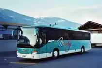 Marty, Varen VS 12'612 Setra am 9. M�rz 2010 Sierre, Bahnhof