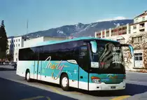Marty, Varen VS 12'612 Setra am 9. M�rz 2010 Sierre, Bahnhof
