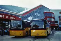 Lathion, Sion Nr. 14/VS 5368 + Nr. 6/VS 211'611 Volvo am 9. M�rz 2010 Haute-Nendaz, T�l�