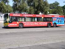 Ein MB Citaro mit AirBerlin Werbung. Dieser Bus f�hrt auf der Linie 109 Berlin Zoologischer Garten - Flughafen Tegel. Aufgenommen am 05.08.07