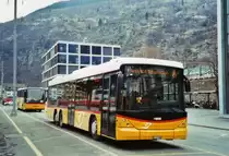 PostAuto Wallis VS 241'983 Scania/Hess am 9. M�rz 2010 Brig, Bahnhof