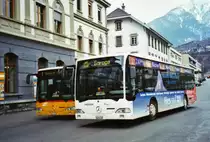 PostAuto Wallis VS 241'959 Mercedes Citaro am 9. M�rz 2010 Brig, Bahnhof