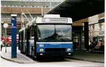 Aus dem Archiv: VBL Luzern Nr. 181 NAW/Hess Gelenktrolleybus am 13. Juli 1999 Luzern, Bahnhof