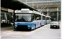 Aus dem Archiv: VBL Luzern Nr. 183 NAW/Hess Gelenktrolleybus am 13. Juli 1999 Luzern, Bahnhof