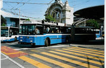 Aus dem Archiv: VBL Luzern Nr. 168 Volvo/Hess Gelenktrolleybus am 26. Juli 1999 Luzern, Bahnhof