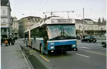 Aus dem Archiv: VBL Luzern Nr. 191 NAW/Hess Gelenktrolleybus am 30. Dezember 1999 Luzern, Schwanenplatz