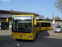 aagl Nr. 95 (Mercedes CitaroII O530G) am 21.4.2010 beim Bhf. Liestal.