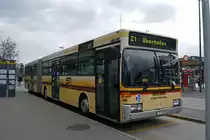 Mercedes Citaro BE 371366 auf der Linie 21 nach Oberhofen am Bahnhof Thun- Die Aufnahme stammt vom 12.04.2010.
