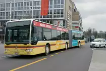 Mercedes Citaro BE 700109 auf der Linie 2 fhrt Richtung Schorenfriedhof. Die Aufnahme stammt vom 12.04.2010.