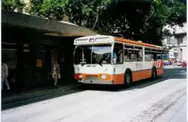 Aus dem Archiv: TC La Chaux-de-Fonds Nr. 157/NE 29'957 FBW/Lauber-Hess-R&J (ex TPG Genve Nr. 542) am 6. Juli 1999 La Chaux-de-Fonds, Bahnhof
