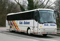 Kok Reisen (LER WK 321) bringt Fussbalfans von Werder Bremen zum Spiel Borussia Dortmund - Werder Bremen nach Dortmund.
Aufgenommen an der Westfallenhalle am 3.4.2010.