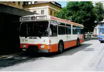 Aus dem Archiv: TC La Chaux-de-Fonds Nr. 158/NE 80'158 FBW/Lauber-Hess-R&J (ex TPG Genve Nr. 531) am 6. Juli 1999 La Chaux-de-Fonds, Bahnhof